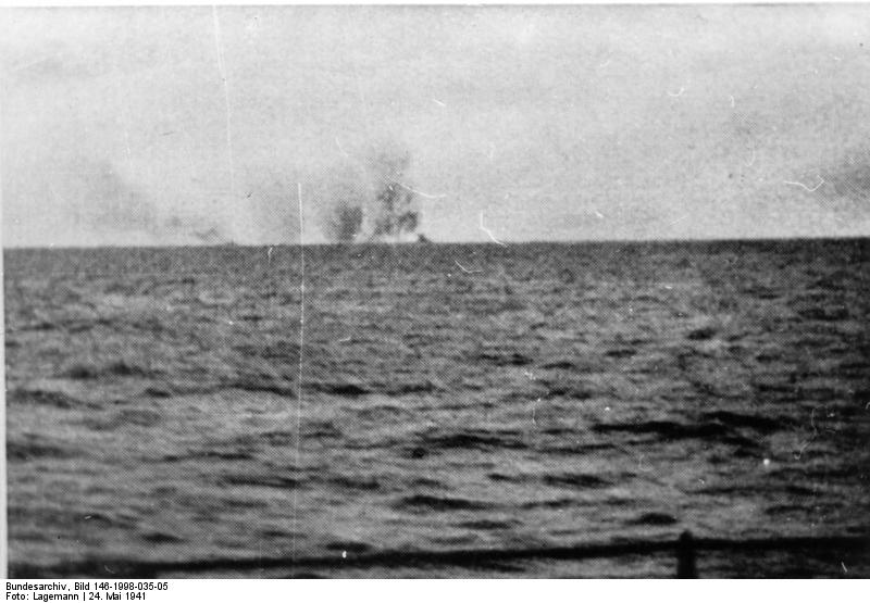 Schlachtschiff Bismarck, Seegefecht
